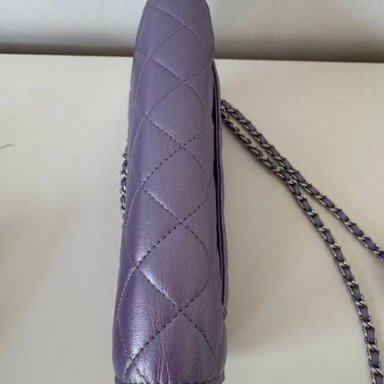 Sac Chanel wallet on chain Violet