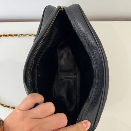 Sac Chanel Caméra GM Cuir Caviar Noir
