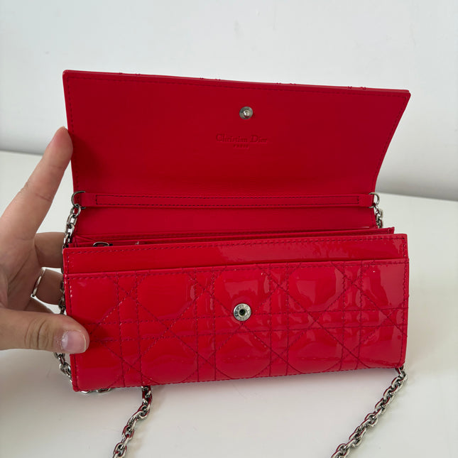 Dior Wallet on chain Géranium