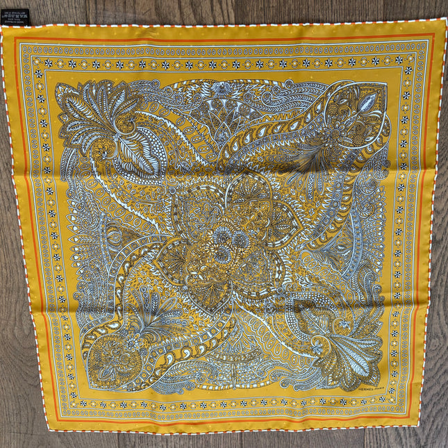 Bandana Hermès 55cm le jardin de la Mahari