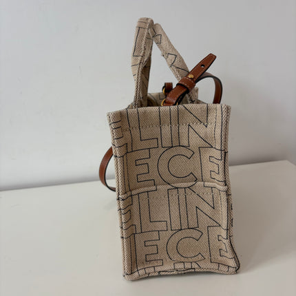 Sac Celine Cabas Thais beige
