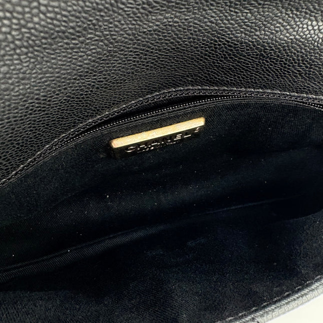 Sac Chanel Classic flap caviar