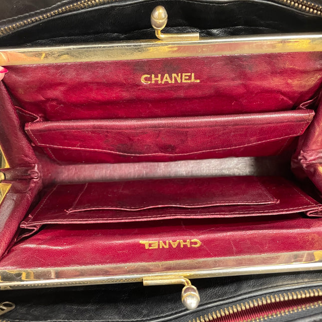Sac Caméra vintage Chanel Noir