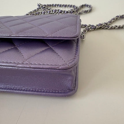 Sac Chanel wallet on chain Violet