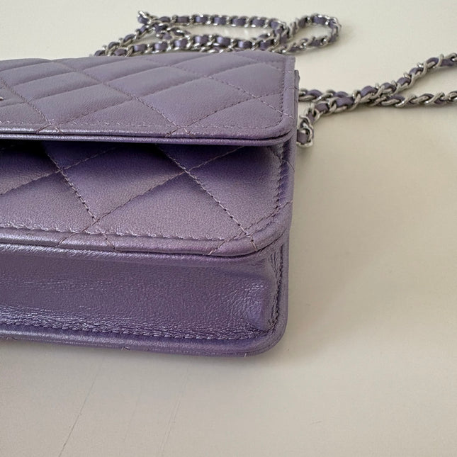 Sac Chanel wallet on chain Violet