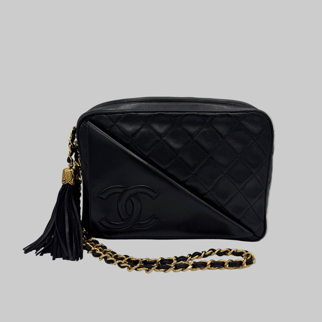 Sac Caméra vintage Chanel Noir