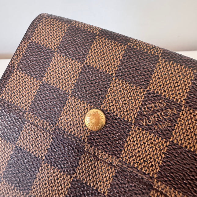 Portefeuille Elise Louis Vuitton Damier