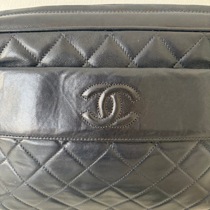 Sac Chanel Caméra GM vintage bleu nuit