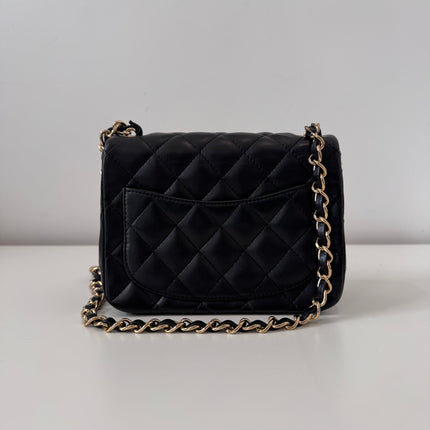 Sac Chanel Mini Square Timeless noir