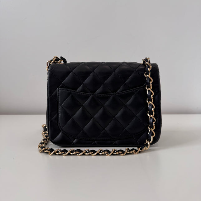 Sac Chanel Mini Square Timeless noir