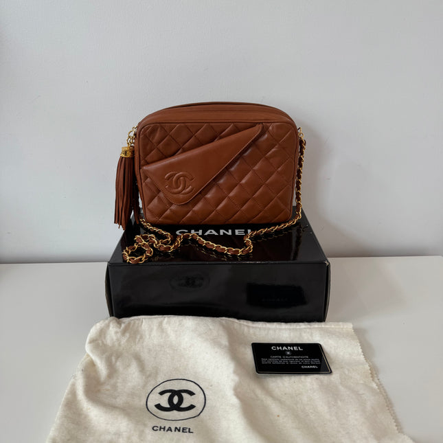 Sac Chanel Caméra caramel