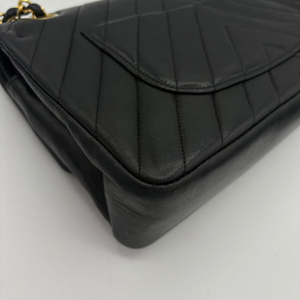 Sac Chanel Timeless chevrons noir