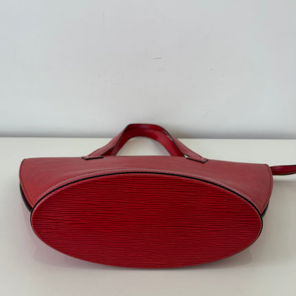 Sac Louis Vuitton Saint Jacques PM Cuir Épi Rouge