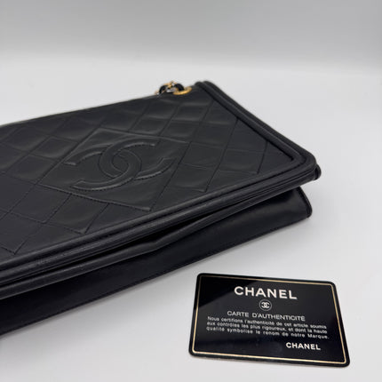 Sac Chanel Single flap Vintage Noir