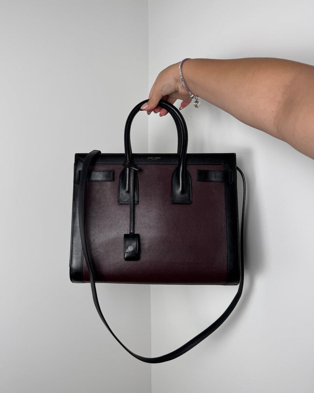 Sac de Jour Saint Laurent Bicolore Small