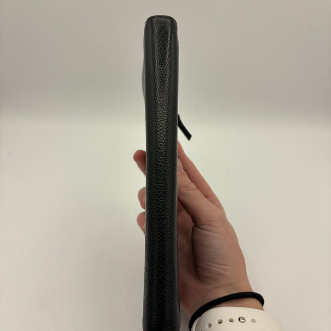 Portefeuille Chanel CC cuir grainé