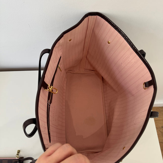 Sac Louis Vuitton Neverfull MM damier ébène