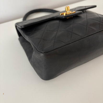 Sac Chanel vintage top handle noir