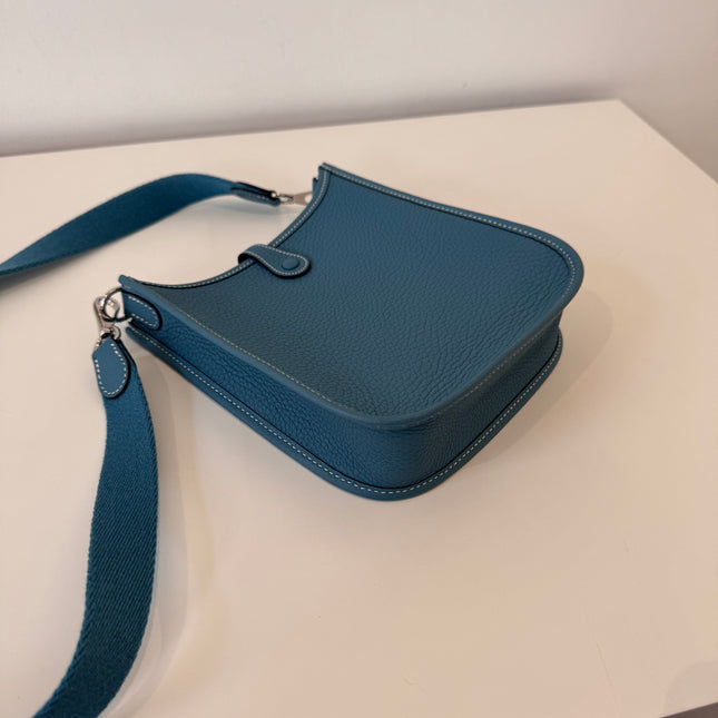 Sac Hermès Evelyne 16 Bleu Jean