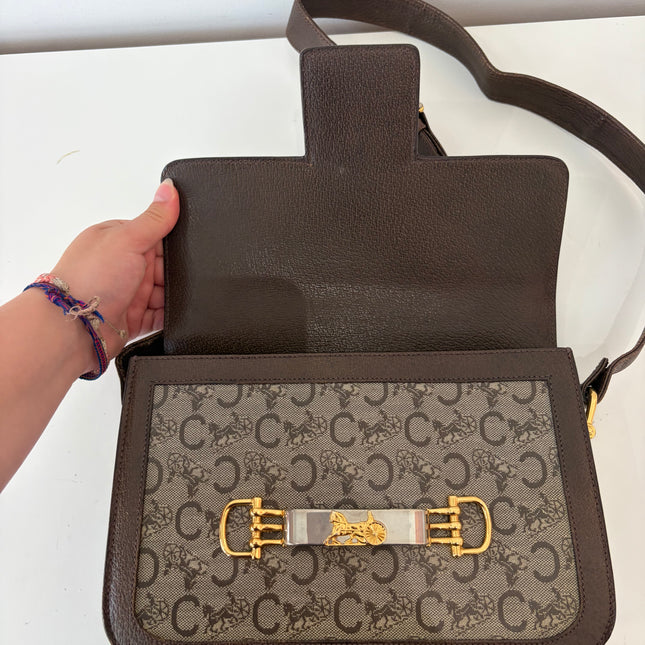Sac Celine Sulky bandoulière Marron
