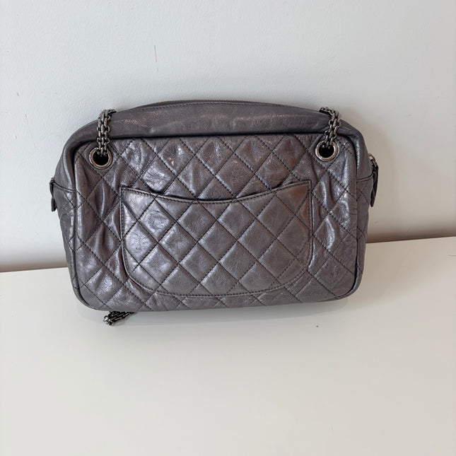 Sac Chanel Caméra 2.55 Argent Irisé