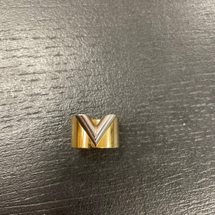 Bague Essential V bicolore Louis Vuitton T52