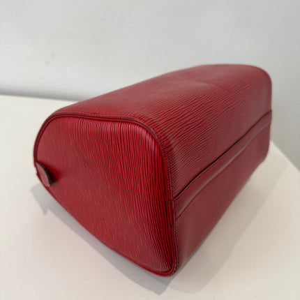 Sac Louis Vuitton Speedy 25 Épi Rouge