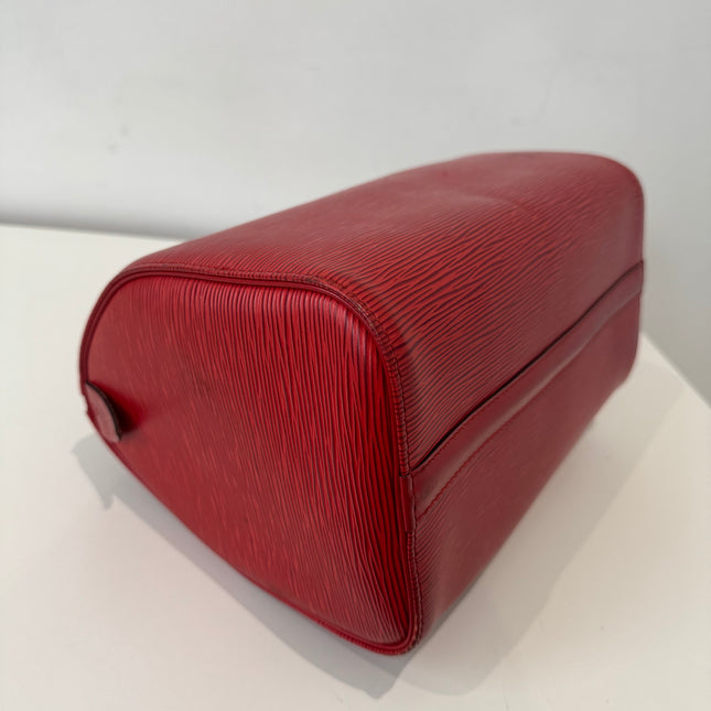 Sac Louis Vuitton Speedy 25 Épi Rouge