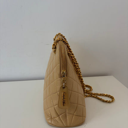 Sac Chanel shopping épaule Beige