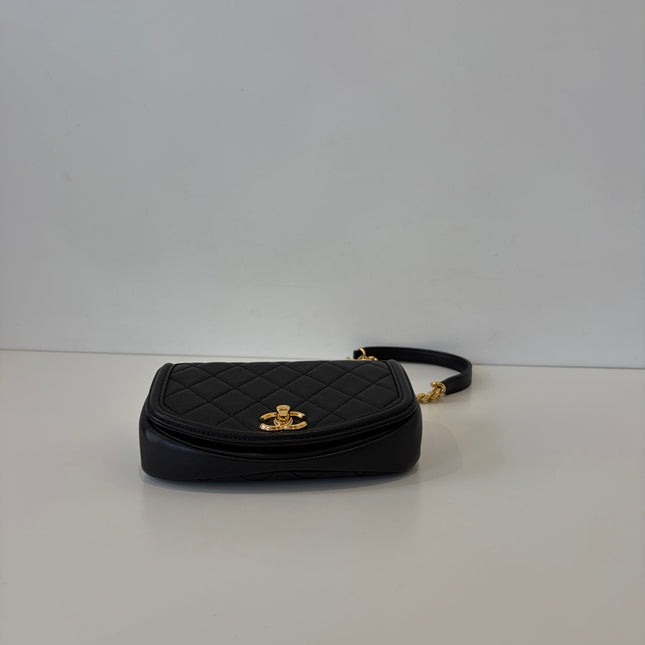 Sac Chanel underline noir bandoulière