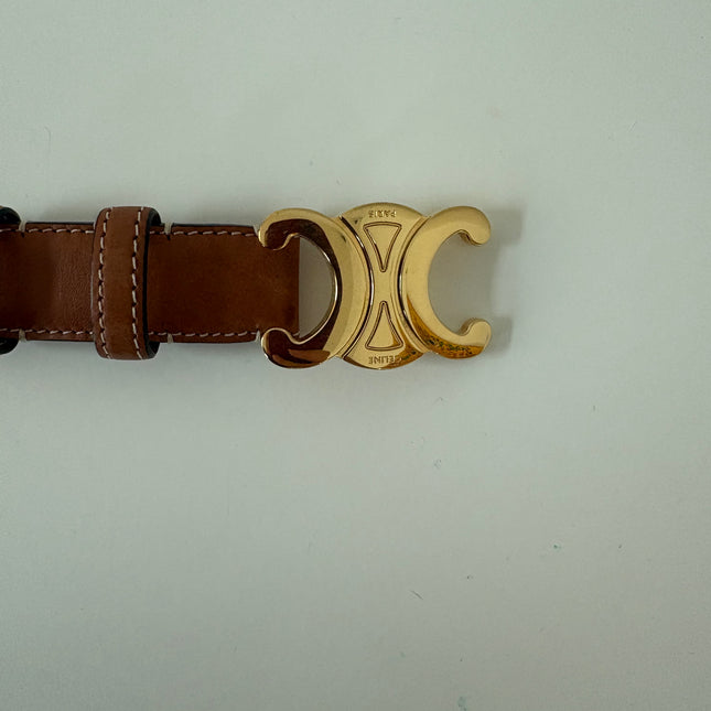 Ceinture Céline Triomphe T70cm