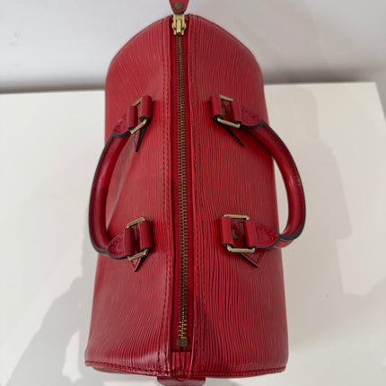Sac Louis Vuitton Speedy 25 Épi Rouge