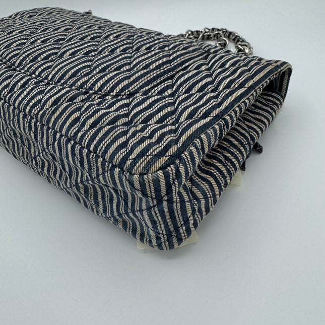 Sac Chanel Timeless Tissu Rayé