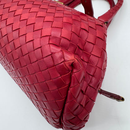 Sac Bottega Veneta Vintage Rouge