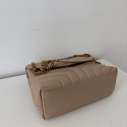 Sac Saint Laurent Loulou Small beige