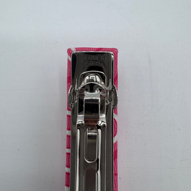 Barrette Hermès en soie