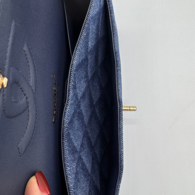 Sac Timeless Chanel Bleu Jean