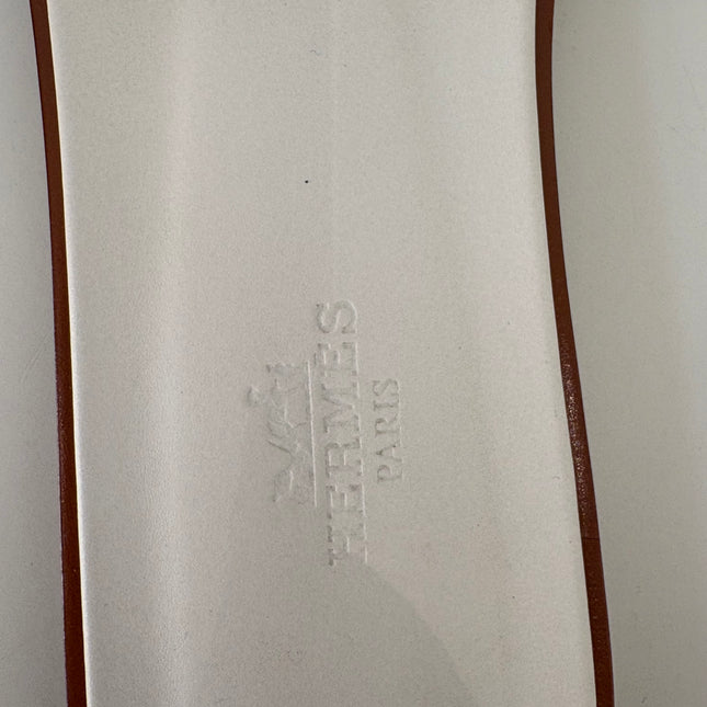 Sandales Oran Hermès Blanches T41