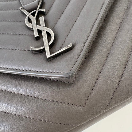 Sac Saint Laurent Collège small gris