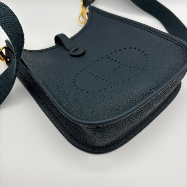 Sac Hermès Evelyne 16 vert cyprès