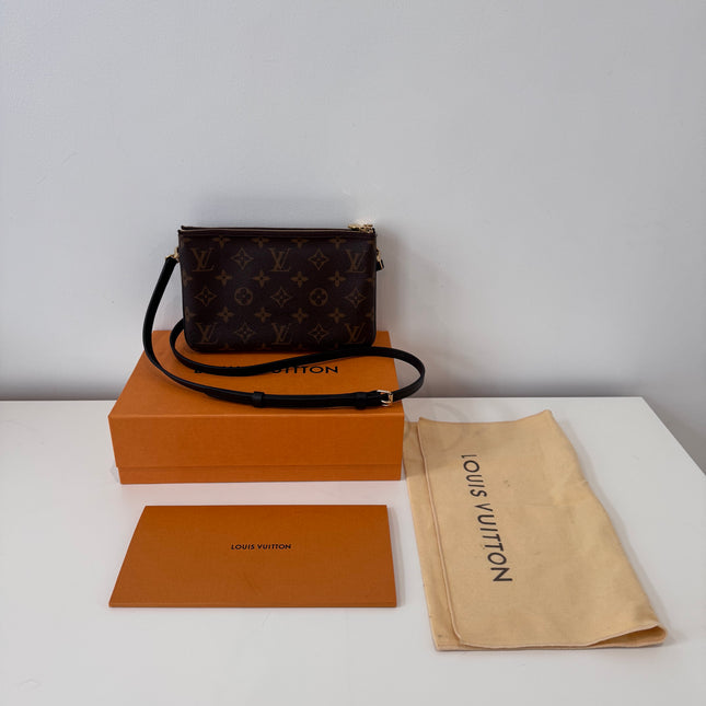 Pochette Louis Vuitton Double zip reverse