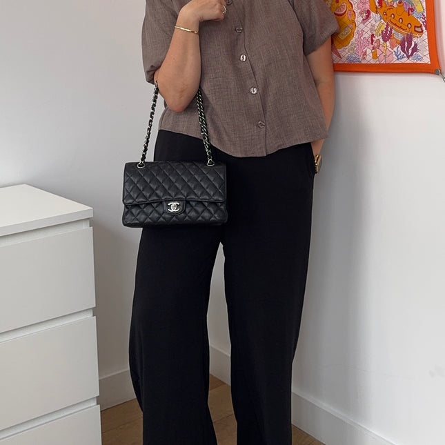 Sac Chanel 11.12 timeless classique cuir caviar