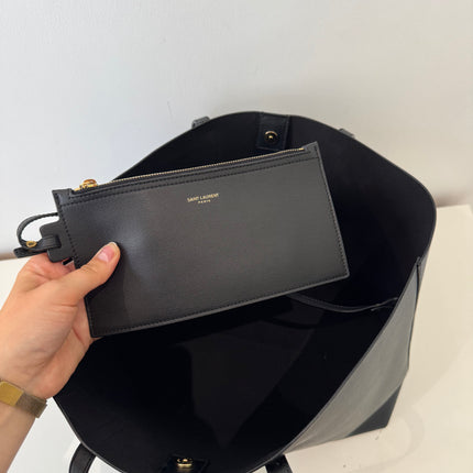 Sac Saint Laurent Shopping Cuir Noir
