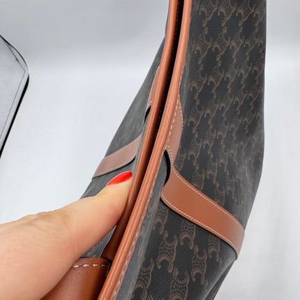 Cabas Celine Moyen Toile Triomphe