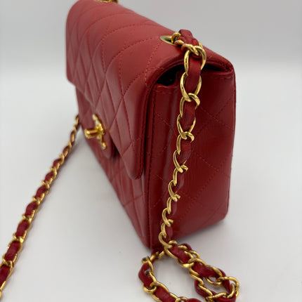 Sac Chanel Mini square rouge