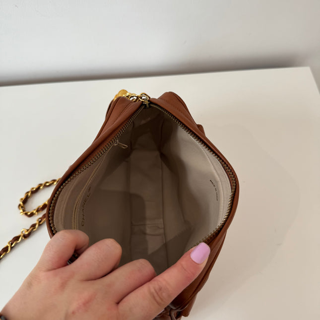 Sac Chanel Caméra caramel