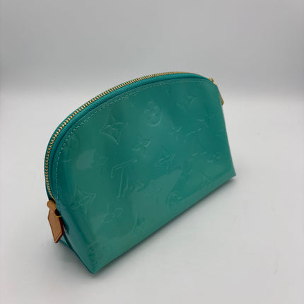 Trousse cosmétique Louis Vuitton vert d’eau pm