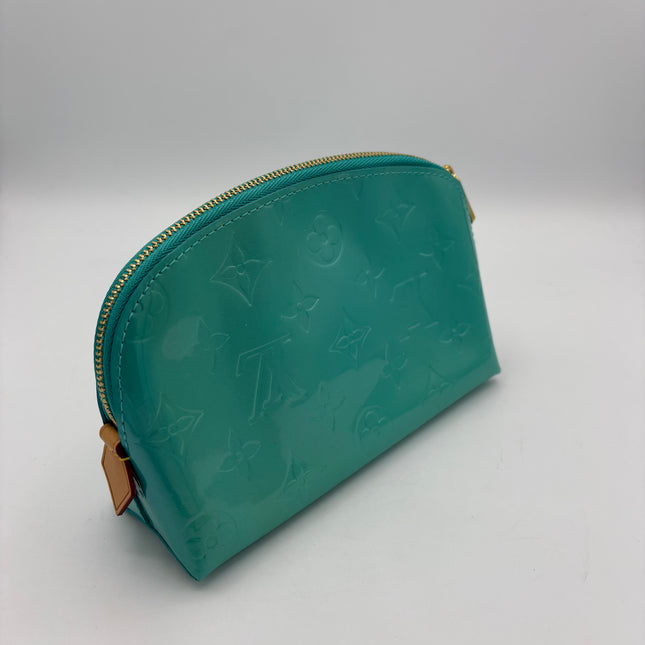 Trousse cosmétique Louis Vuitton vert d’eau pm