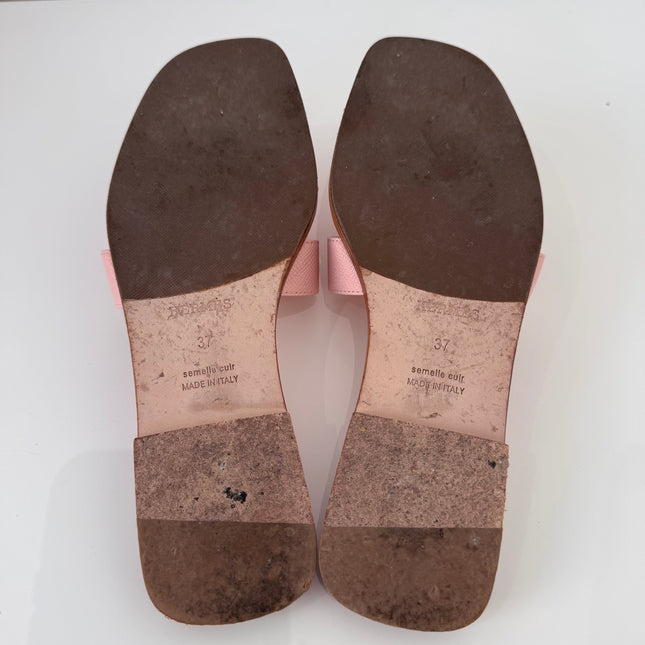Sandales Oran Hermès Rose T37