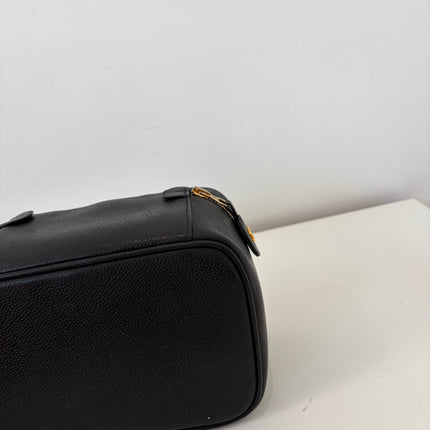 Vanity Chanel cuir caviar noir